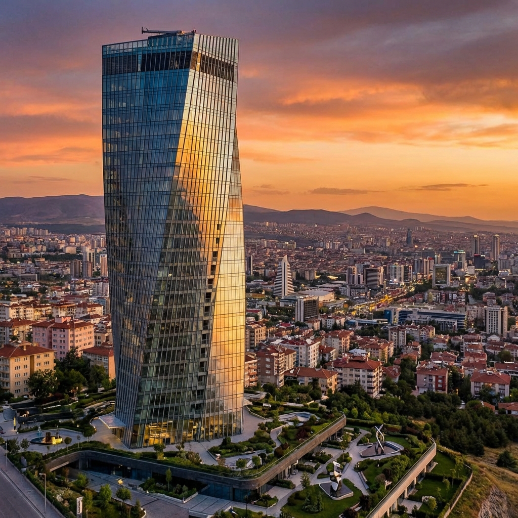 İncek Bulvarı Üzerinde Sıfır Projeden 5+1 Villa